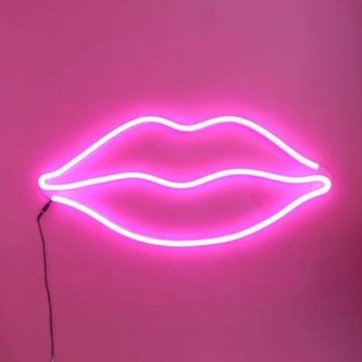 LED Lips Neon Sign 