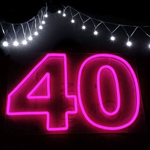 40 LED neon flex light in hot pink from Custom Neon®
