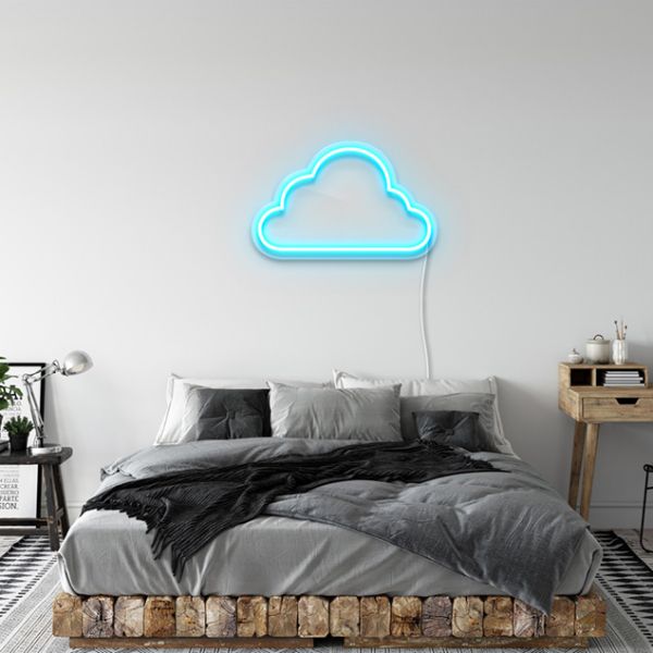 Cloud Neon Sign: pre-designed LED neon art from Custom Neon®