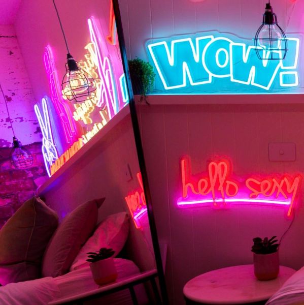 Tæl op Udvidelse Stå sammen WOW! Neon Light Sign in LED Flex | Custom Neon Signs for Sale