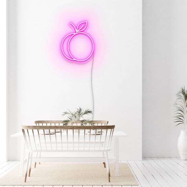 Peachy - LED neon sign