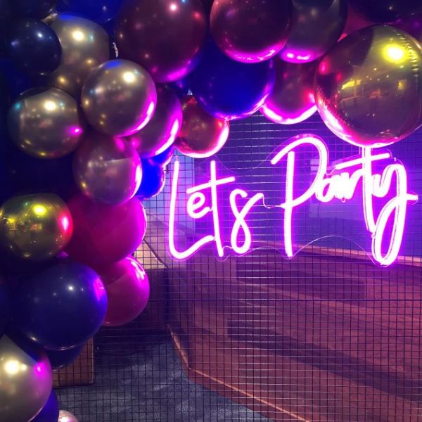 Let's Party Neon Sign | Light Wall Decor for Sale