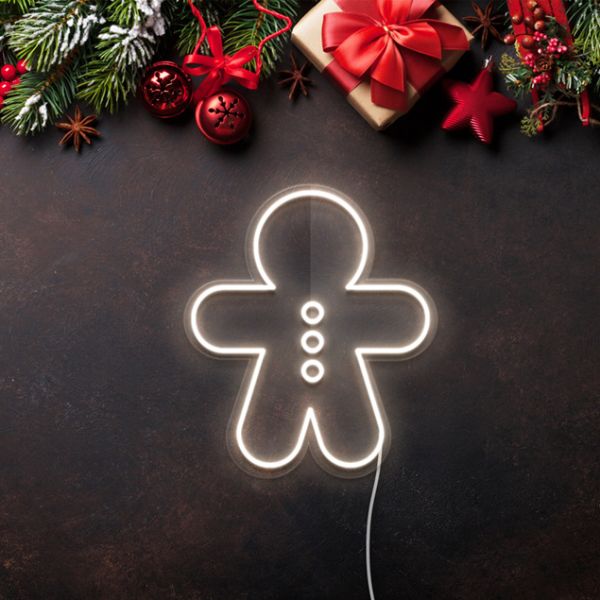Light Up Gingerbread Man by CUSTOM NEON®