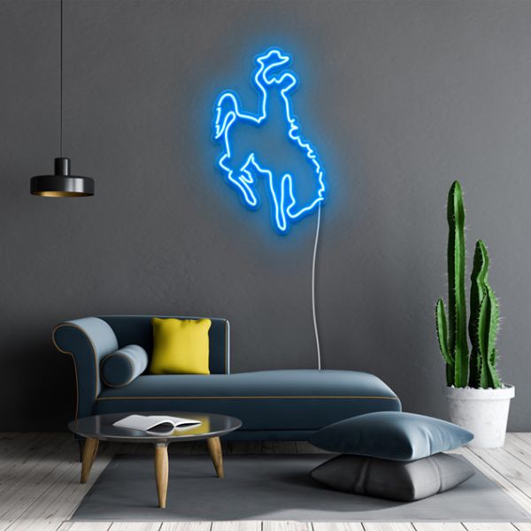 Ride 'em Cowboy : pre-designed LED neon art from Custom Neon®