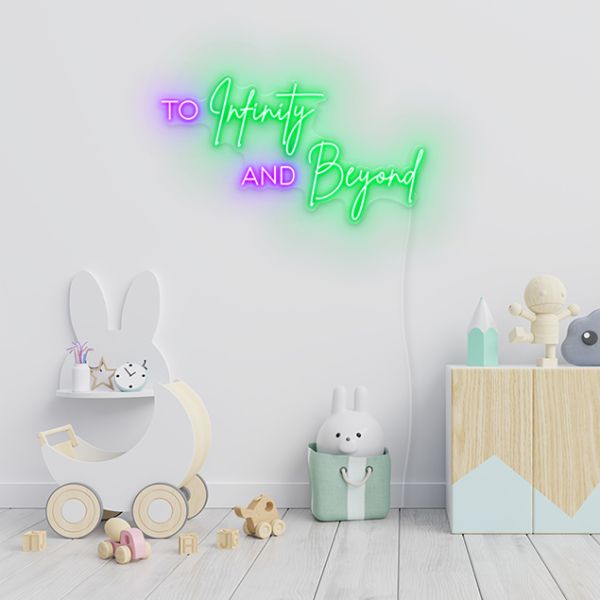 To Infinity and Beyond Neon Sign by CUSTOM NEON®