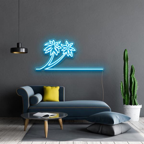 Tropical Dream Neon Beach Sign: pre-designed LED neon art from Custom Neon®
