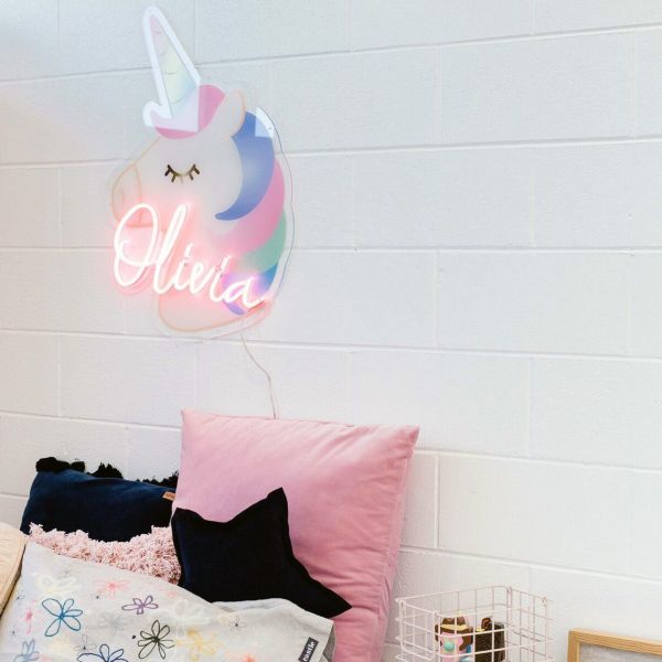 Neon Unicorn Sign Led Lights for Kids Room - PageNeon