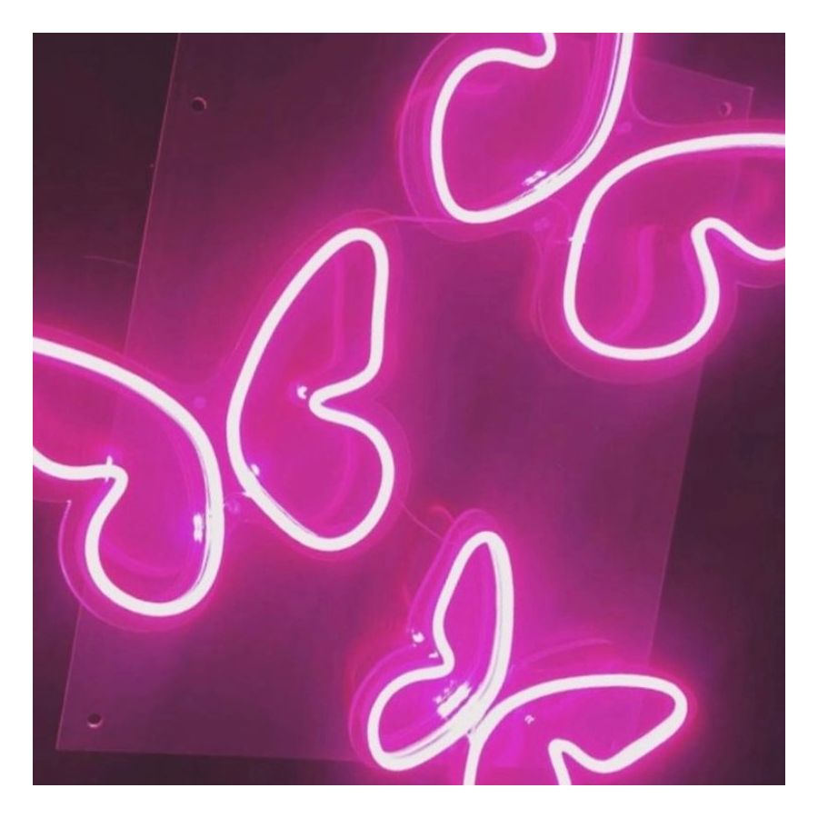 Butterflies LED Light Sign  Gorgeous Neon Wall Art by CUSTOM NEON®