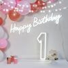 Neon Light for 1st Birthday Party / Anniversary - photo CustomNeon.com