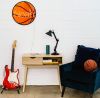 LED Neon Name Sign with a UV printed basketball background - personalised gift ideas from Custom Neon by Neon Collective