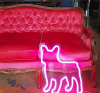 French Bulldog LED neon art made by @customneon for duckfat.com.au