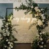 It Was Always You LED neon wedding sign styled with white roses and florals - from Custom Neon