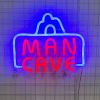 Man Cave Light Up Sign in Blue and Red by CUSTOM NEON®