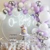 Oh Baby baby shower sign shown surrounded by balloons and cakes - photo from CustomNeon.co.uk