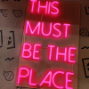 This Must Be the Place LED neon sign in pink - from Custom Neon®