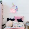 Unicorn LED Neon Name Sign for Kids Room from Custom Neon by Neon Collective