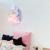 Personalized name sign with a unicorn background from Custom Neon by Neon Collective