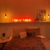 Vibin 'n Thrivin orange neon bedroom light - from Custom Neon