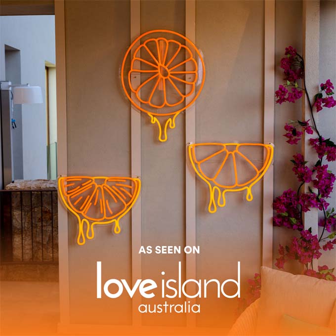 Custom Neon® art as seen on Love Island Australia