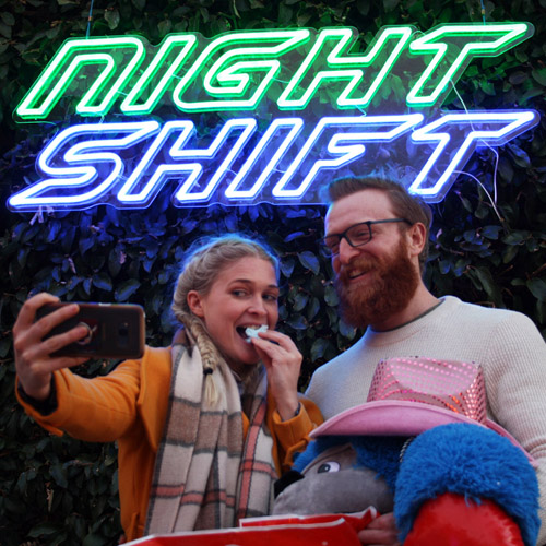Night Shift sign made by Custom Neon®