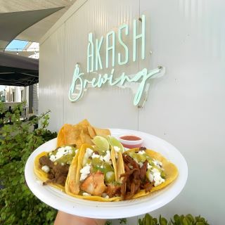 Custom Neon® outdoor signage for @askashbrewing