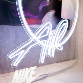 Nike Air logo light sign made by Custom Neon®