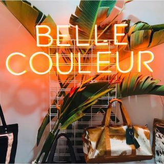 Belle Couleur shop name sign @bellecouleur_accessories by Custom Neon®