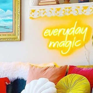 Everyday Magic wall light @sare_xo_home by Custom Neon®