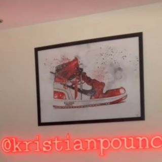Social media star channel name sign @kristianpouncey made by Custom Neon® 