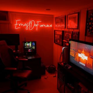 Custom Neon® gamer username sign for @ernestdafurnance