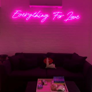 Custom Neon® Sign Ideas for Living Room Decor LED Neon Lounge Signs