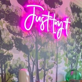 Just Try It pink Custom Neon® sign @atcharlotteshouse