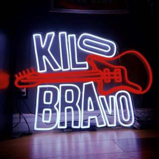 @kilobravomusic band logo by Custom Neon® 