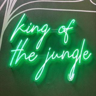 Green King of the Jungle Custom Neon® sign @thebeaufortperth