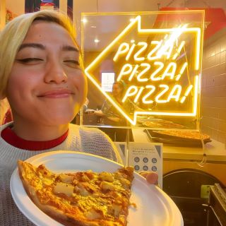 Custom Neon® Pizza Pizza Pizza animated sign in pizza shop window @pizzapizzapizzamelb