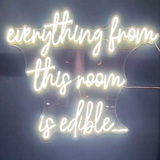 Custom Neon® Willie Wonka sign Everything from this Room is Edible @therathproject