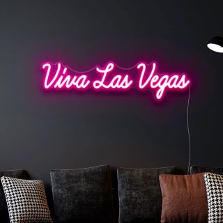 Custom Neon® pink Viva Las Vegas sign