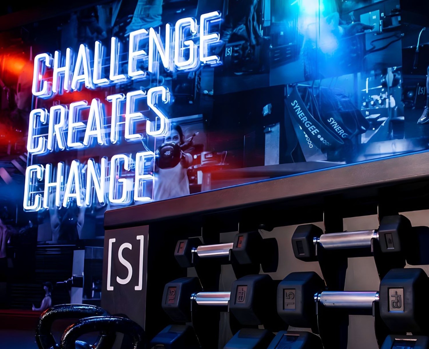 Custom Neon® large gym quote sign @sensory.fitness