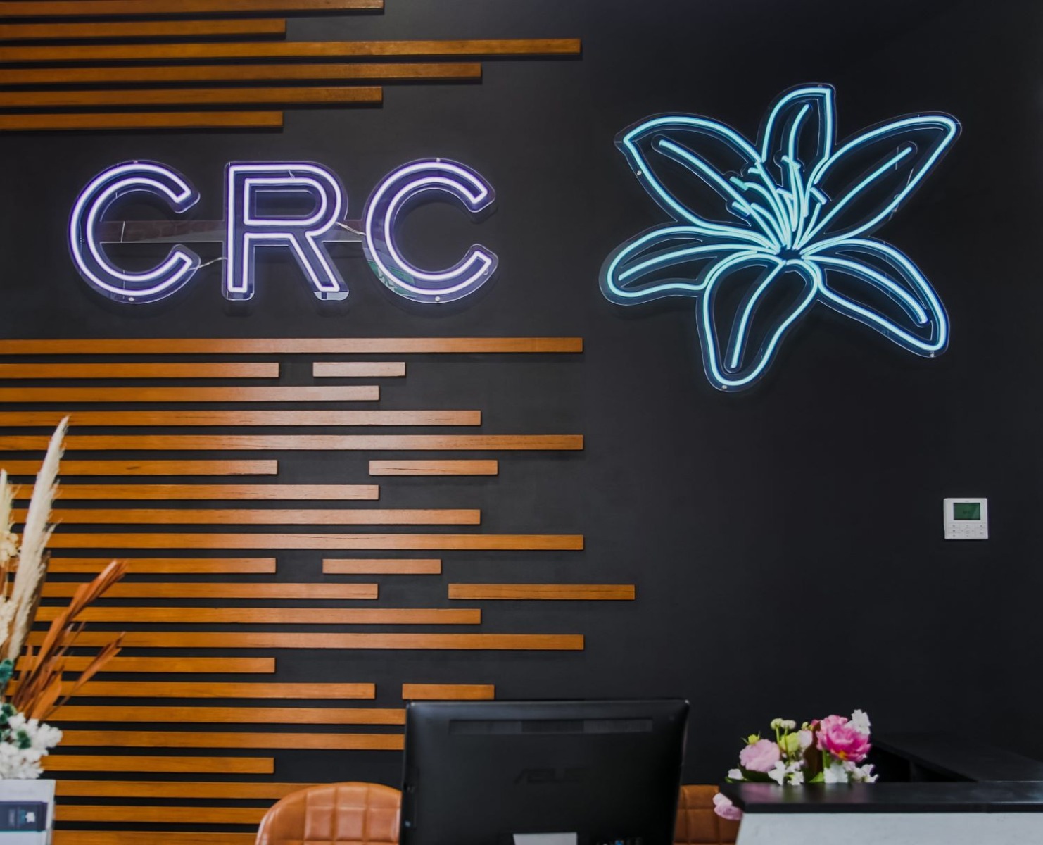 Custom Neon® company logo @cosmeticrefinementclinic