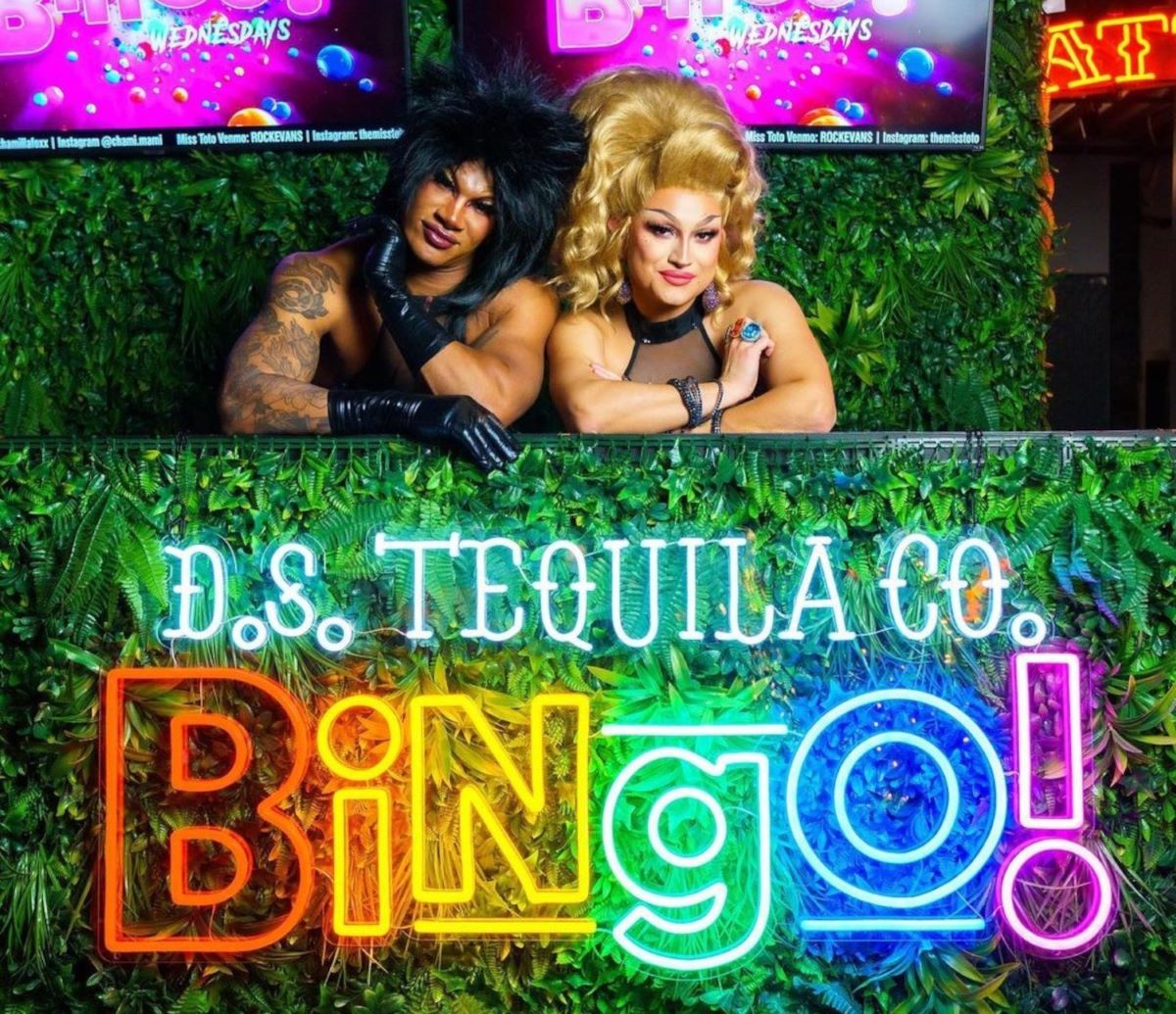 Custom Neon® multi-colored bingo sign Let's Party sign @dstequilaco
