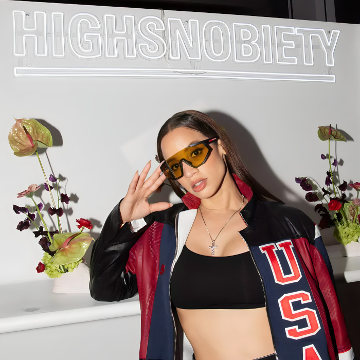@highsnobiety logo sign made by Custom Neon® for the Paris and New York Fashion Week events