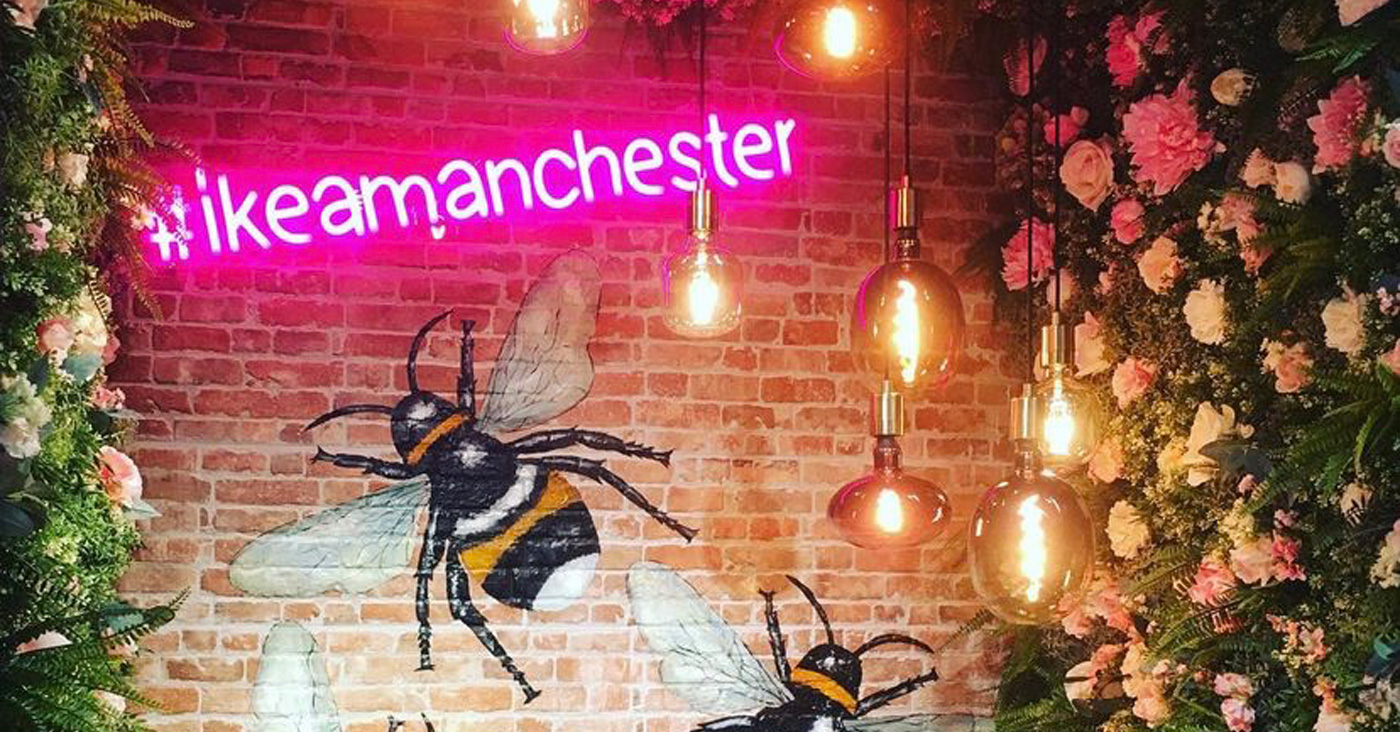 #ikeamanchester pink Custom Neon® @ikeauk