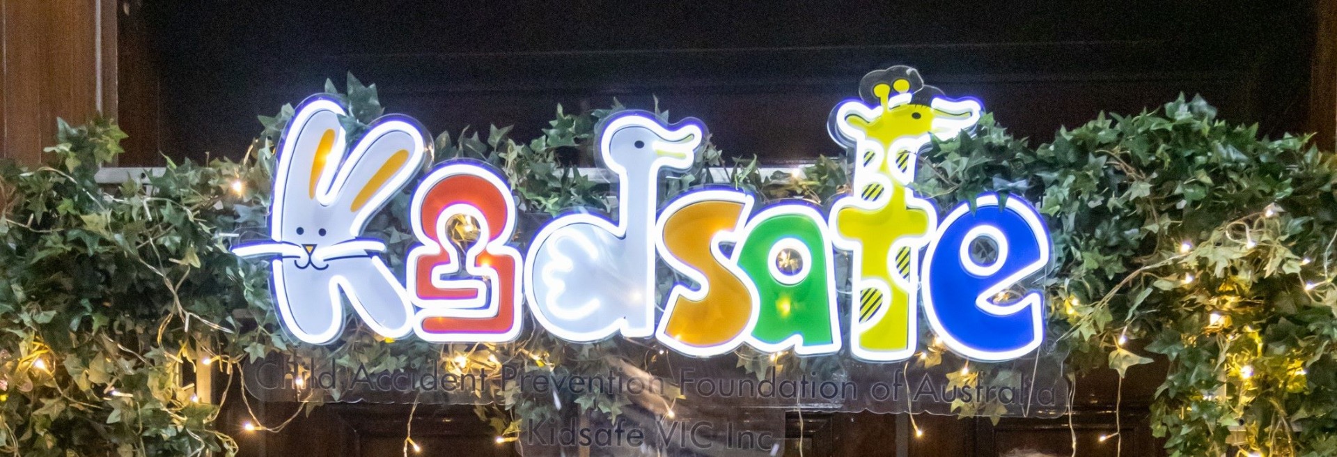 Custom Neon® colorful uv print LED neon logo sign for @kidsafevic