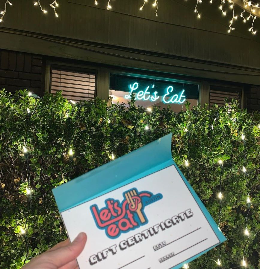 Custom Neon® mint green sign @letseataustin