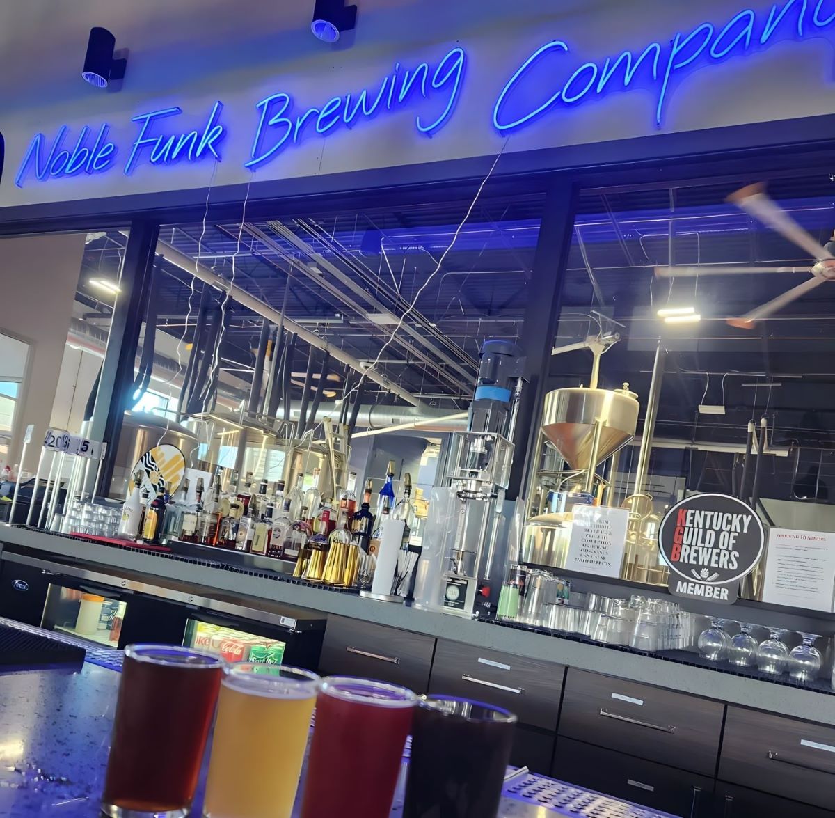 Custom Neon® brewery name sign @noblefunkbrewing