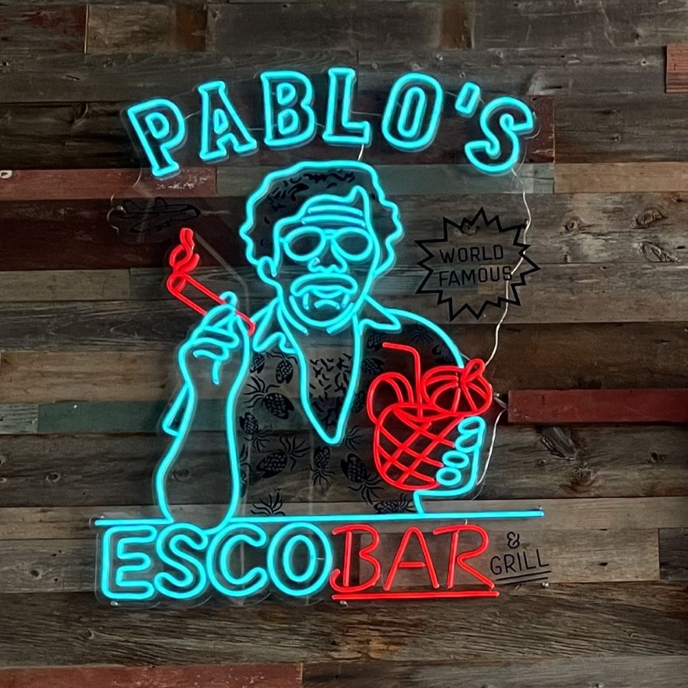 Custom Neon® personalized bar art @paulpeconga