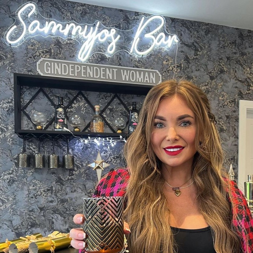 White Custom Neon® personalised bar sign @sammyjo_pxx