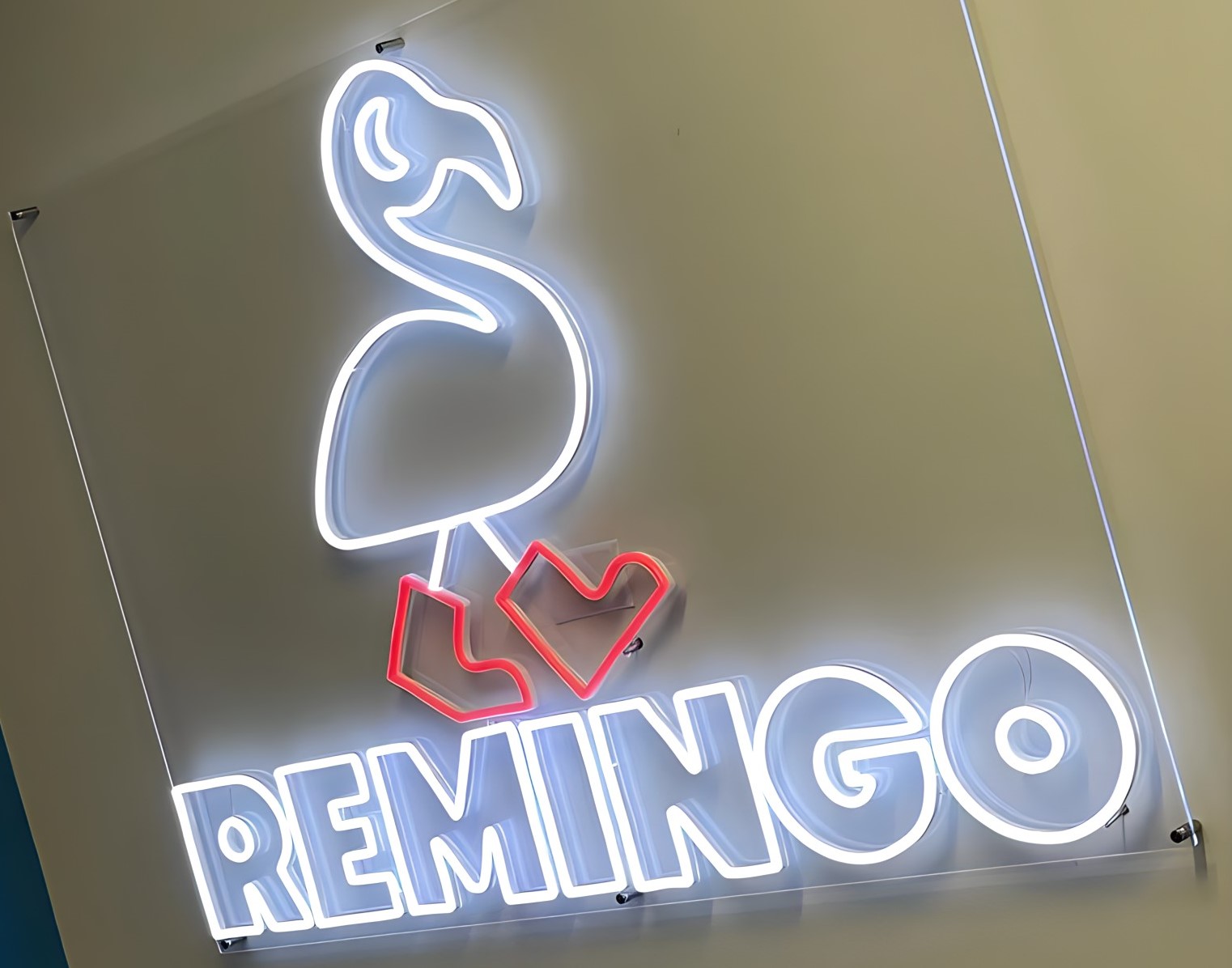 Custom Neon® realtor logo @remingosells