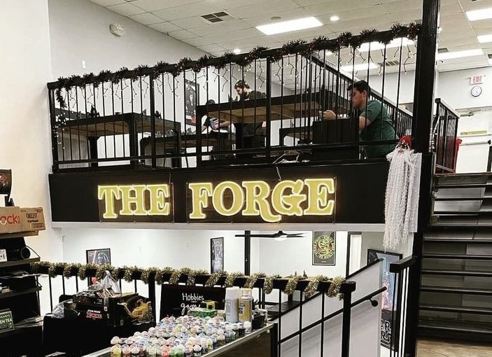 Custom Neon® logo @theforgehouston