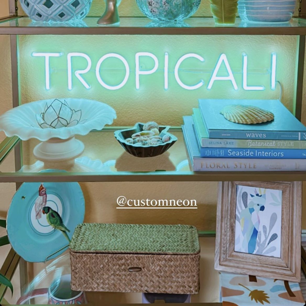 Tropicali mint green Naked Neon™ by Custom Neon®